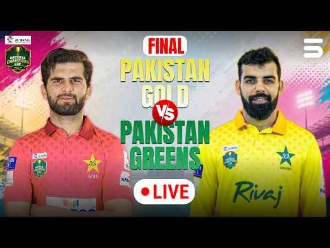 LIVE | Sparco Paints Pak Gold vs Rivaj Pak Greens | Final | National Champions Cup 2026 | NA1J
