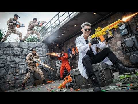 LTT Game Nerf Guns : Hero SEAL X Uncovers Crimson Dawn Crime Syndicate With Elite Nerf Guns