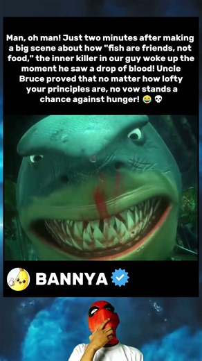 One drop of blood awakened his predator instincts 💀🦈 | Finding Nemo (2003)