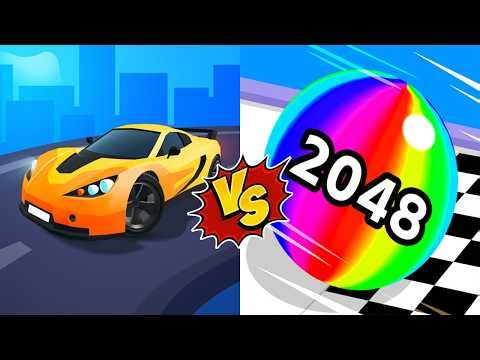 Race Master 3D VS Ball Run 2048 - All Levels