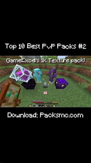 Top 10 Best PvP Texture Packs For 1 21+ 📂 #2 - GameExcel's 1K Texture pack! #shorts
