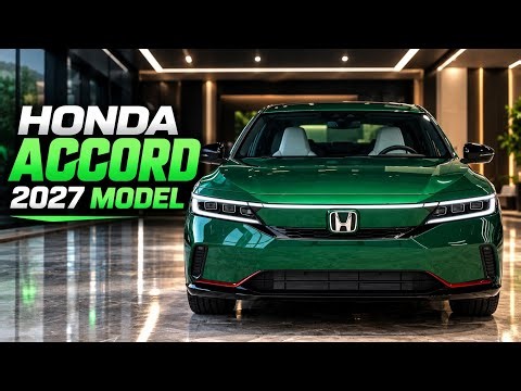 2027 Honda Accord–First Look at the Future! Stunning Design, Luxury Interior & Next-Level Technology