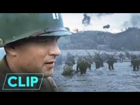 SAVING PRIVATE RYAN (1998) Clip: Storming Omaha Beach on D-DAY
