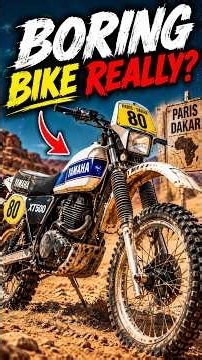 Everyone Called Yamaha's XT500 a Boring Thumper, Then It Won the First Paris-Dakar #automobile