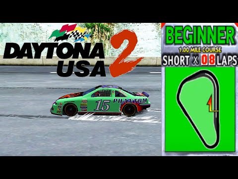 Daytona USA 2 Battle Of The Edge: Phantom Full Force (Beginner) (Number 15) (1st)