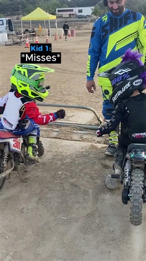 Pre-race fist bump didn’t go to plan 🤣❤️