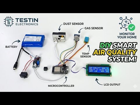Smart Air Quality Monitor 🚨 | Gas + Temperature Alert System | DIY Arduino Project