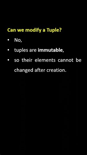 Can You Modify a Tuple in Python? 🤔 #pythonanddjangofullstackwebdeveloper