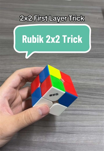 2x2 First Layer Trick – Quick Rubik's Cube 2x2 Method
