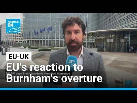 Burnham reopens Brexit debate: EU says UK must chart Its own path on future relations • FRANCE 24