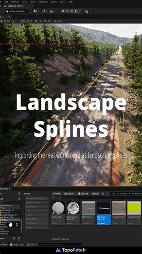 TopoFetch for Unreal Engine 5.8 | Real-World Landscapes in One Click #gamedev #ue5 #unrealengine5