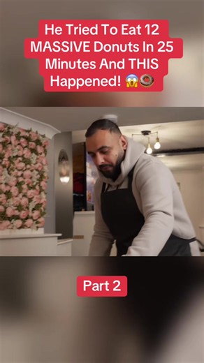 BeardMeatsFood: 12 Massive Donuts in 25 Minutes Challenge Part 2 😱