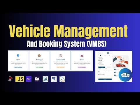 Vehicle Management System with Booking & GPS Tracking | Fleet Management Software Demo (ASP.NET MVC)