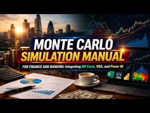 MONTE CARLO SIMULATION MANUAL FOR FINANCE AND BANKING: Integrating MS Excel, VBA, and Power BI