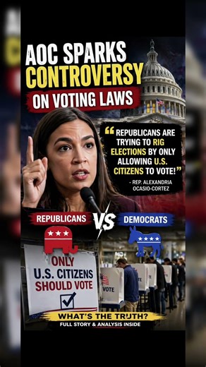 AOC Sparks Controversy on Voting Laws 🇺🇸 | Republicans vs Democrats Debate Explained