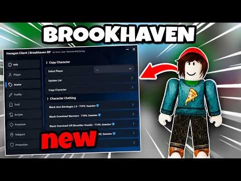 Brookhaven Script No Key - Free Gamepass , Avatar Copy & More
