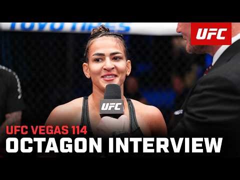 Bia Mesquita Octagon Interview | UFC Vegas 114