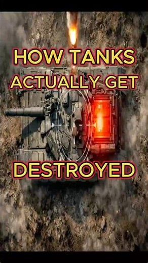 How tanks actually get destroyed. #tanks #shorts