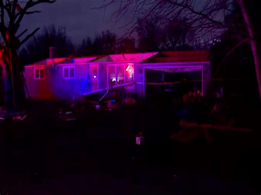 New footage shows the aftermath of a tornado that hit central Illinois, tearing the roofs off multiple homes. Updates here: http://nbcchi.com/xUcbcyo | NBC Chicago