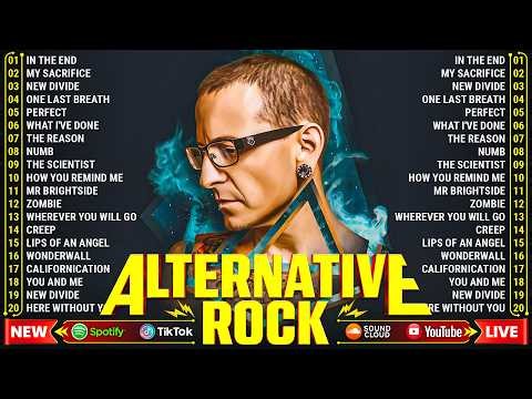 Alternative Rock Of The 90s 2000s ⚡⚡ Linkin Park, Creed, Audioslave, Hinder, Evanescence, Oasis