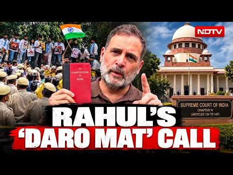 Rahul Gandhi Announces March To Supreme Court, Demands End To SIR And Gyanesh Kumar's Resignation
