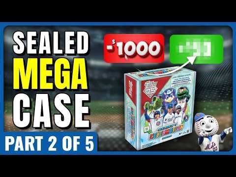 HUGE SHORT PRINT!!🚨FULL CASE PROFIT CHALLENGE 🚨 2026 TOPPS SERIES 1 CELEBRATION MEGAS PART 2 OF 5