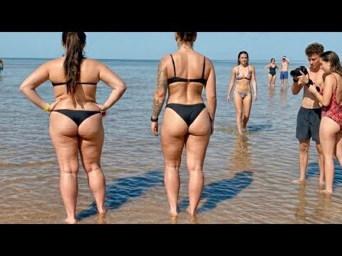 🇦🇷 Mar Del Plata Beach A Beautiful Day in Argentina 