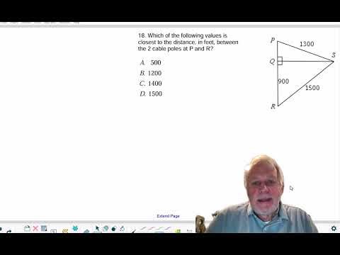 18 ACT 2026 find missing sides in 2 right triangles. More at