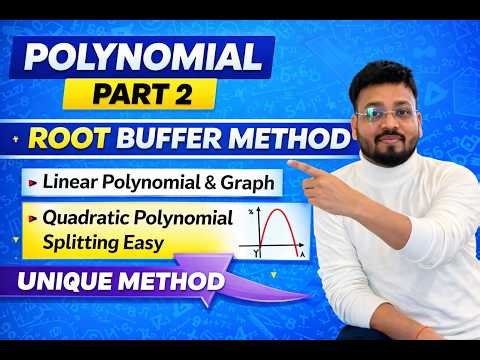 “Polynomials Part 2 🔥 | Root Trick + Graphs Explained (Linear, Quadratic, Cubic)”#education #school