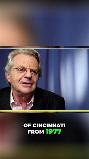 How Jerry Springer Went From Mayor to Talk Show Legend #jerryspringer #politics #viral