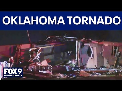 Extensive tornado damage in northern Oklahoma