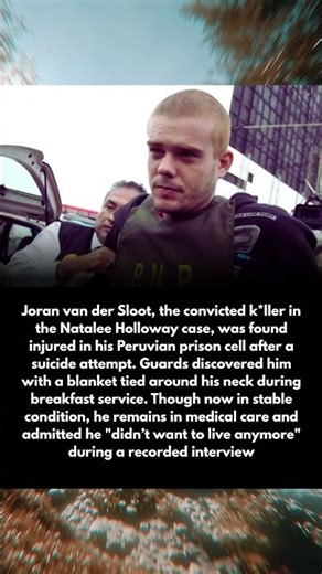 Joran van der Sloot, the convicted k*ller in the Natalee Holloway case, was found injured