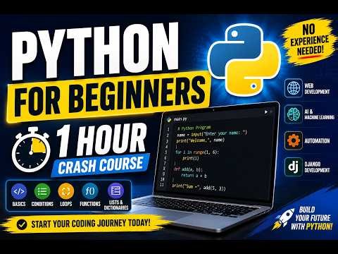 Python for Beginners in 1 Hour | Learn Python Programming from Scratch (2026)