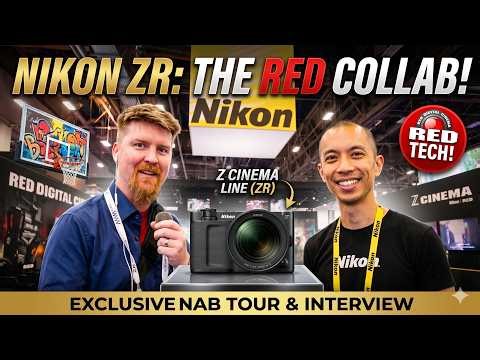 Nikon x RED: The NEW Nikon ZR Cinema Camera! (Full NAB 2026 Tour)