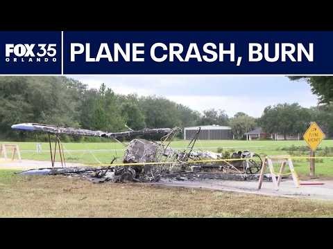 911 calls released after small plane crashes, burns in Groveland