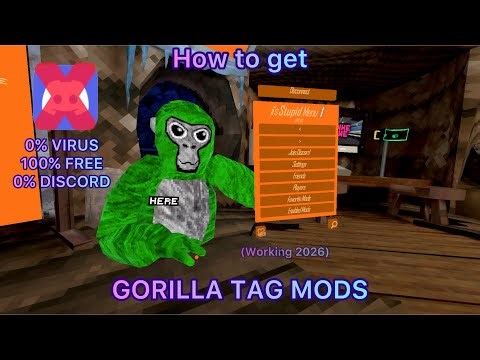 HOW TO GET MODS IN GORILLA TAG(WORKING 2026)