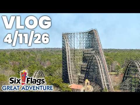 Slingshot & Best of the West OPEN at Six Flags Great Adventure + More Updates! | Vlog 4/11/26