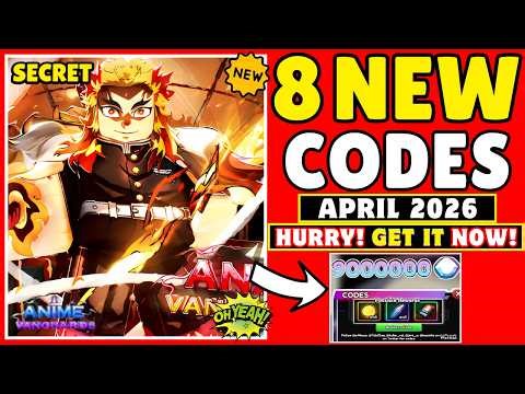 [🎁SUMMER🎁] ALL WORKING CODES FOR ANIME VANGUARDS IN APRIL 2026! ROBLOX ANIME VANGUARDS CODES