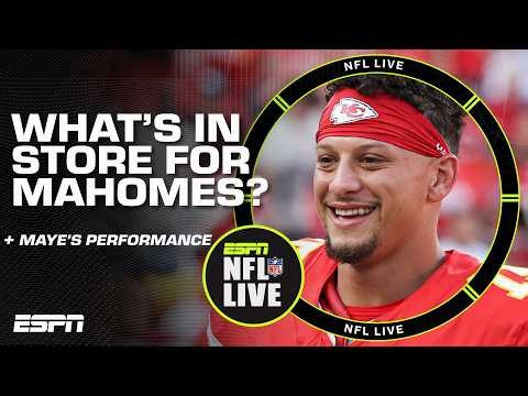 Expectations for Patrick Mahomes' return 👀 + Takeaways from Patriots vs. Seahawks 🏈 | NFL Live