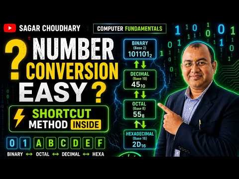 Binary Conversion Tricks 🚀 | Traditional vs Shortcut Method Explained Easily | #computerfundamentals