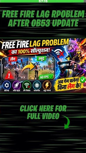 Solve Free Fire OB53 Update Lag Problem | After OB53 Update Low End Mobile Lag / Hang / FPS Problem