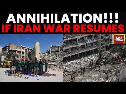 Red Cross Warns Iran War Resumption Could ‘Annihilate’ Millions | India Today