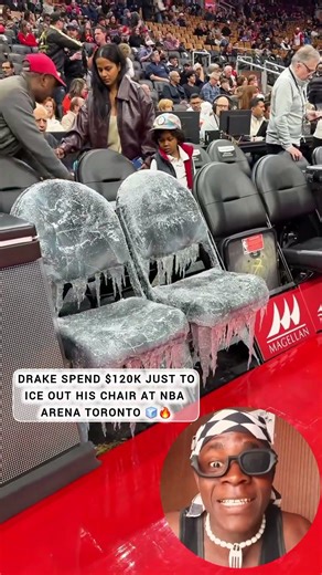 Drake Spend $120k Just To Ice OutHis Seat At NBA Toronto Arena