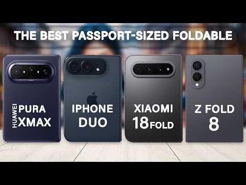 iPhone Duo Vs Samsung Z Fold 8 Vs Xiaomi 18 Fold Vs Huawei Pura X Max: Best Passport-Sized Foldable