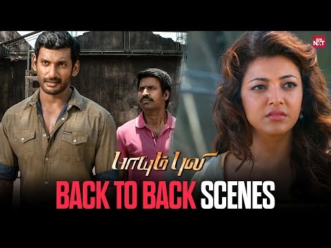 Paayum Puli – Back to Back Power Scenes | Vishal | Kajal Aggarwal | Sun NXT