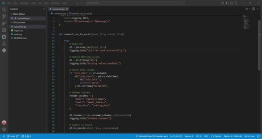#python #pandas #openpyxl #github #dataprocessing #syntecxhub #pythonprojects | Subhadip Rana