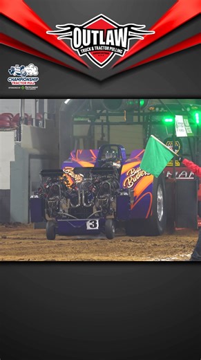 “Bull Buster” Shaking the stands at the Championship Tractor Pull in Louisville, Kentucky!! #NFMS2026 | Outlaw Truck & Tractor Pulling Association