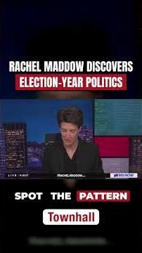 😂 CASE CRACKED Rachel Maddow Notices the Pattern as Trump Waits Out the Midterms
