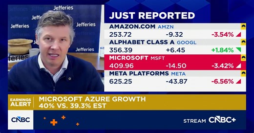Microsoft just showed you can make money in AI, says Jefferies' Brent Thill