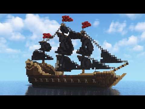 Minecraft: How To Build a Pirate Ship (Tutorial)